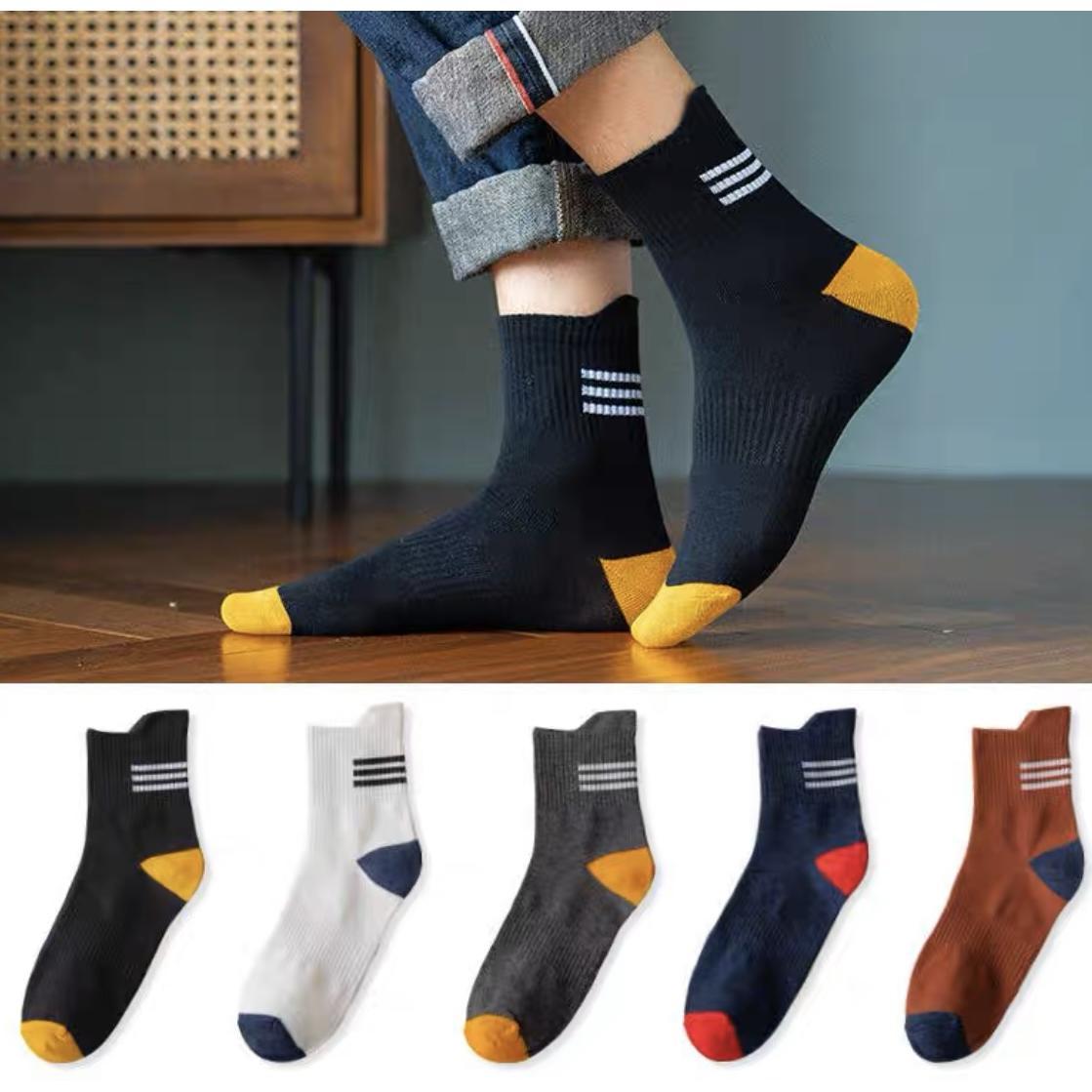FreeShiping 10Pairs Korean Style High Quality Ankle Socks Three Stripe Fashion Style Socks For Men Size Free-Size 36-43 Men Socks  FreeShiping 10Pairs Korean Style High Quality Ankle Socks Three Stripe Fashion Style Socks For Men Size Free-Size 36-43 Men Socks
