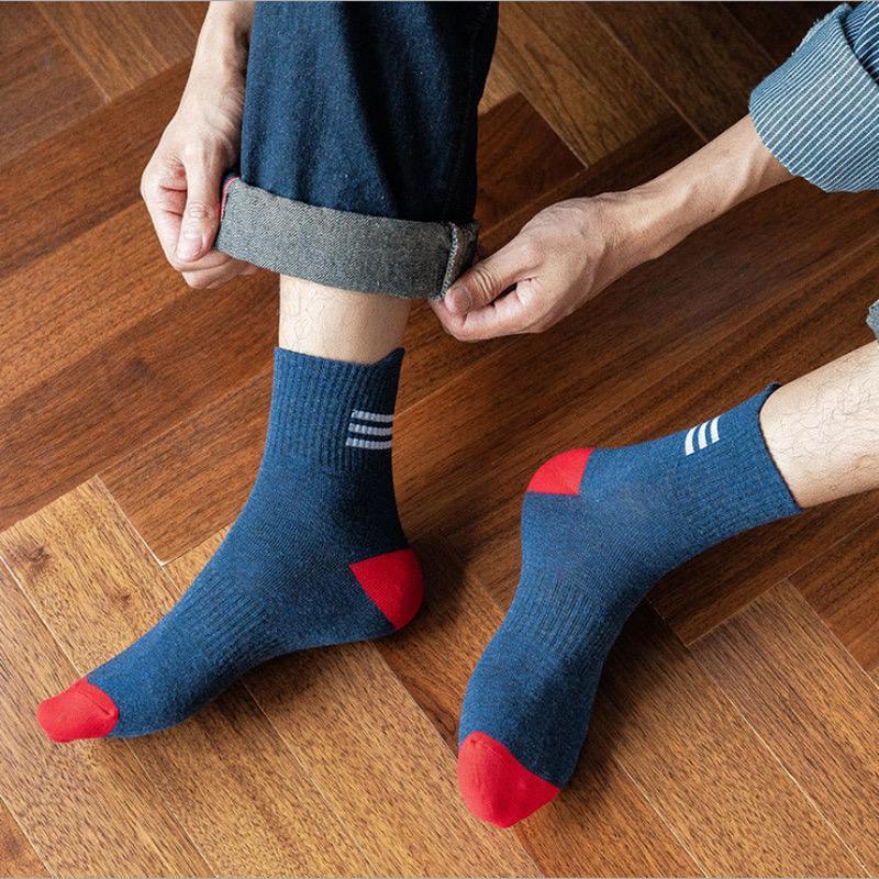 FreeShiping 10Pairs Korean Style High Quality Ankle Socks Three Stripe Fashion Style Socks For Men Size Free-Size 36-43 Men Socks  FreeShiping 10Pairs Korean Style High Quality Ankle Socks Three Stripe Fashion Style Socks For Men Size Free-Size 36-43 Men Socks