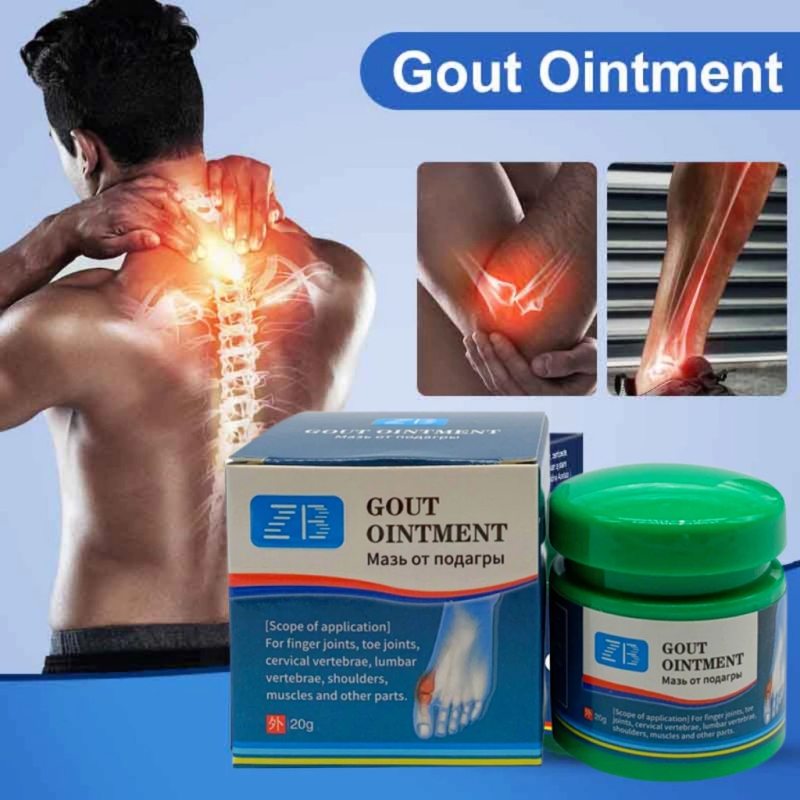 BUY 2 TAKE 3 Gout Ointment Cream Treatment for rayuma foot hand finger joint knee pain Relief Gout Arthritis 20g